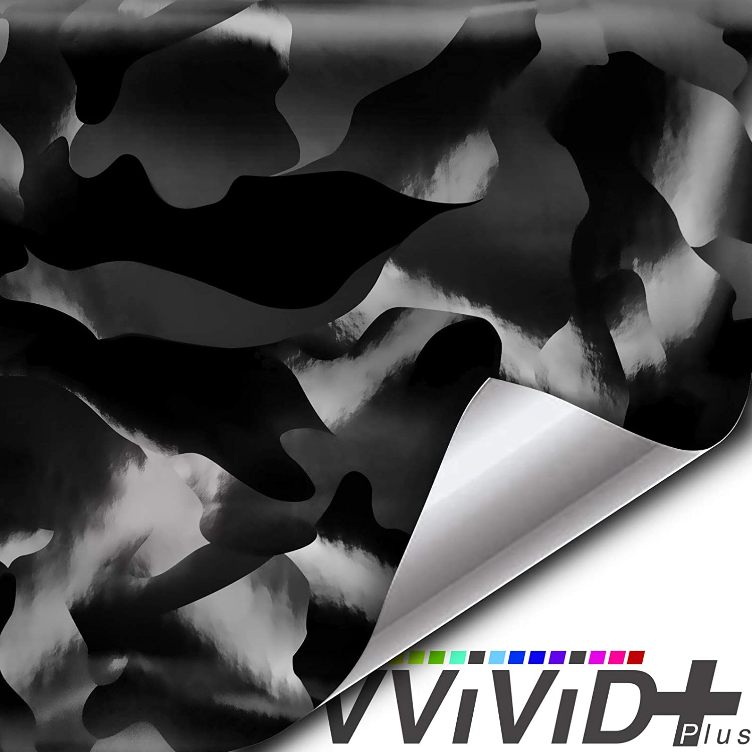 VVIVID+ Black Stealth Camouflage Medium Pattern