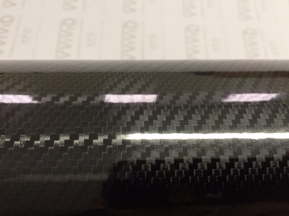 XPO Epoxy Gloss Black Carbon Vinyl Wrap Roll | Vvivid Canada