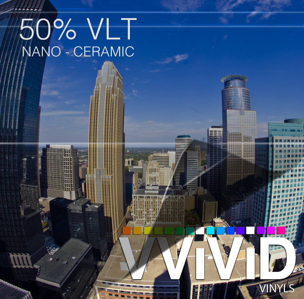 VViViD OPTIC Nano Ceramic Window Tint 50% VLT | Vvivid Canada