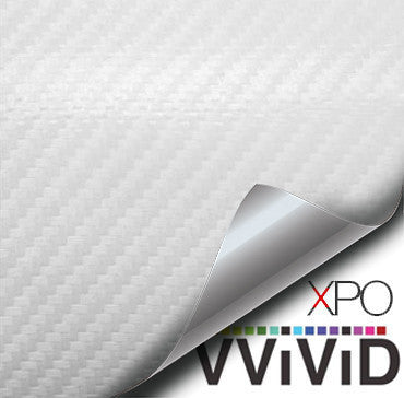 XPO White Dry Carbon Vinyl Wrap | Vvivid Canada – VViViD Shop Canada
