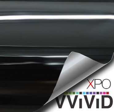 Matte Black Vinyl Wrap Roll with VViViD XPO Air Release Technology (1ft x  5ft)