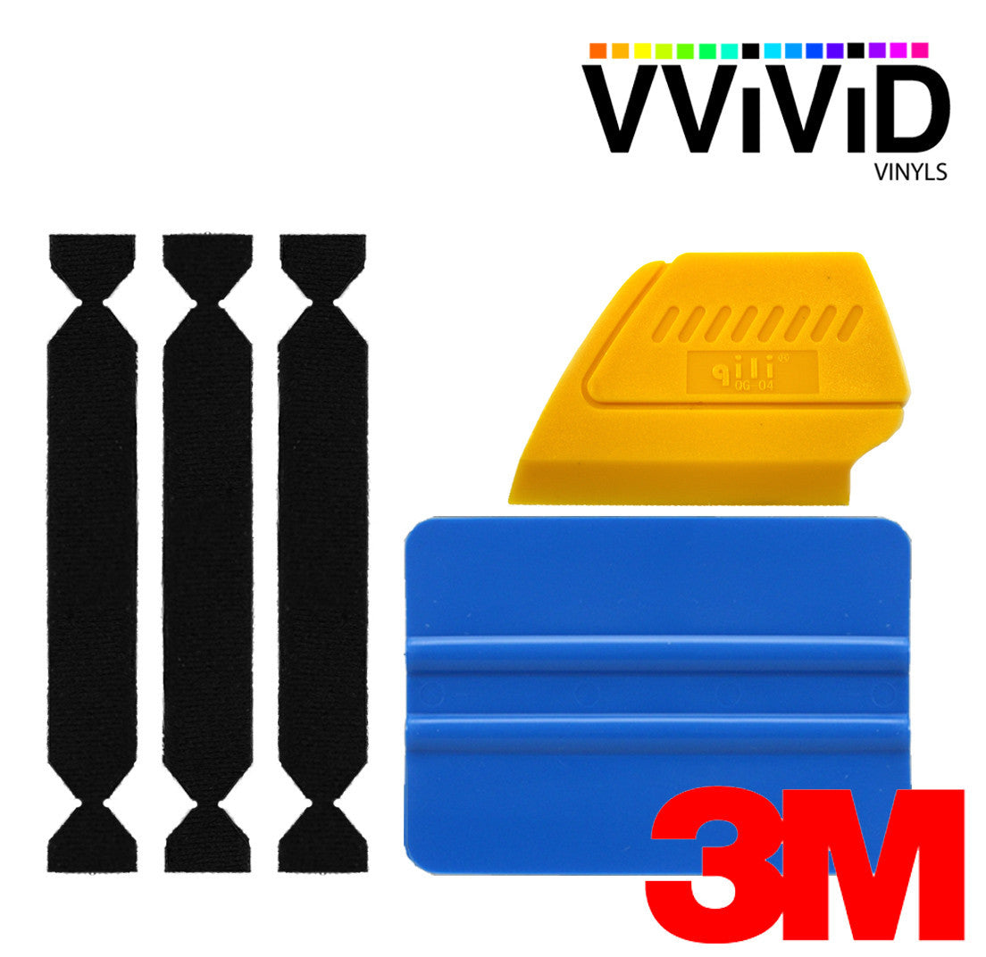  VViViD Clear Bra Paint Protection Bulk Vinyl Wrap Film 6 Inches  x 120 Inches Including 3M Squeegee and Black Felt Applicator : Automotive