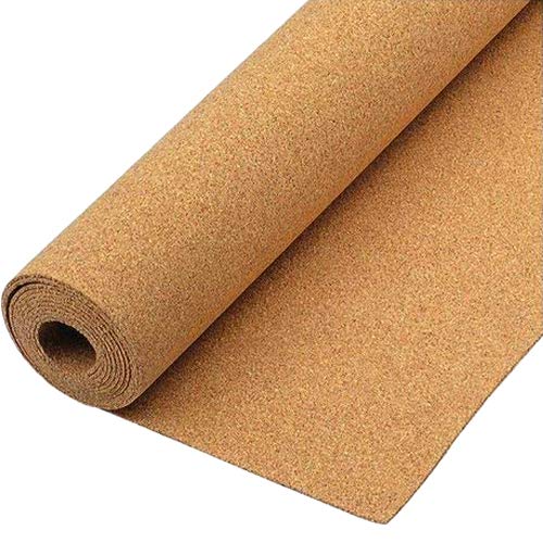 Natural Cork Board Textured Vinyl Wrap Underlayer Contact Shelf Paper Adhesive Roll Drawer Liner (17" x 25ft)