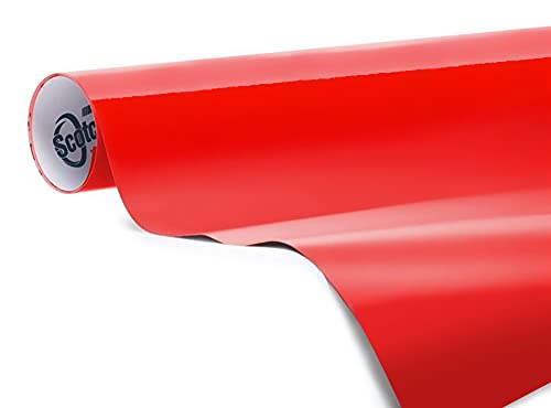 3M 1080 Gloss Hot Rod Red Air-Release Vinyl Wrap Roll (1/2ft x 5ft)