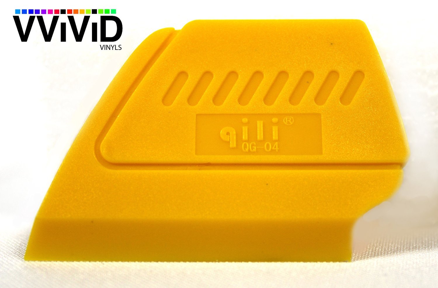 VViViD Yellow Fine-Edge Detailer Hand Tool for Vinyl Wraps & Decals Squeegee Applicator 2” Contour Miniature Sealer
