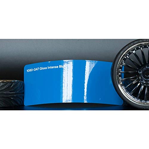 3M 1080 Gloss Intense Blue | G47 | Vinyl CAR WRAP Film (5ft x 1ft (5 Sq/ft)) w/Free-Style-It Pro-Wrapping Glove