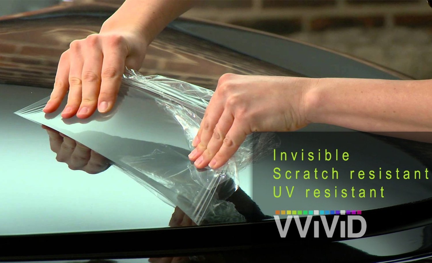 VViViD Clear Bra Paint Protection Bulk Vinyl Wrap Film 8 Inch x 72 Inch Including 3M Squeegee and Black Felt Applicator