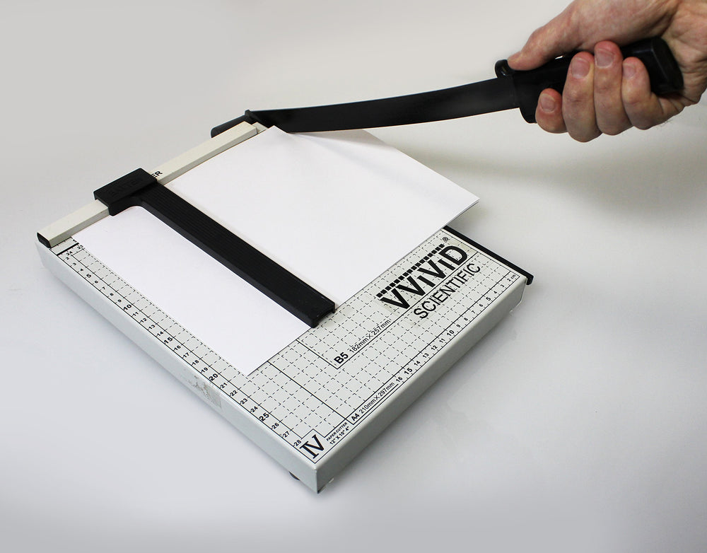 VViViD 1ft Single-Blade Guillotine Paper Trimmer w/ Gridded Base