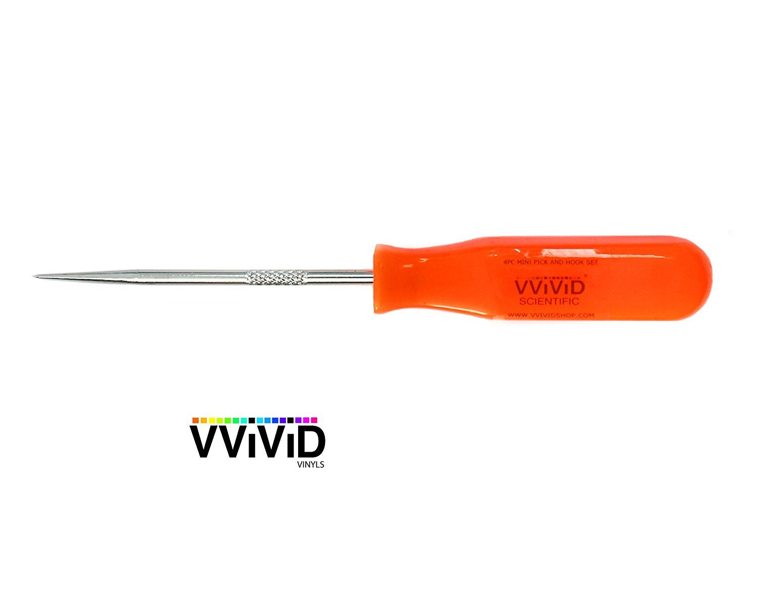 VViViD Stainless Steel Precision Craft Vinyl Weeding Tools - 1 piece (straight point)