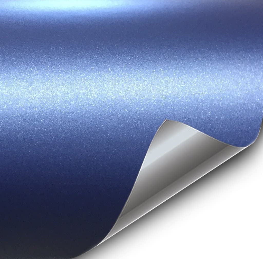 VViViD+ Matte Metallic Navy Blue (Ghost) Vinyl Wrap Roll - 25ft x 5ft