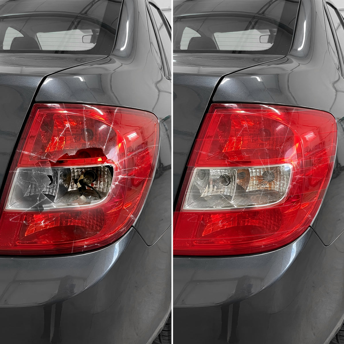 Headlight & Taillight Adhesive Repair Tape (Red & Transparent)