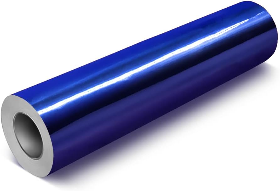 DECO65 Chrome Blue Permanent Craft Film