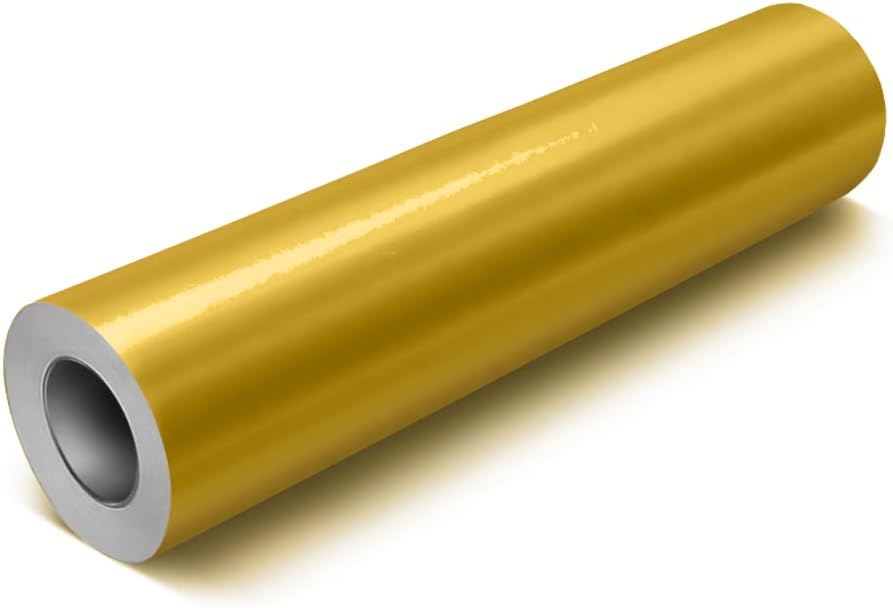 DECO65 Gloss Gold Metallic Permanent Craft Film