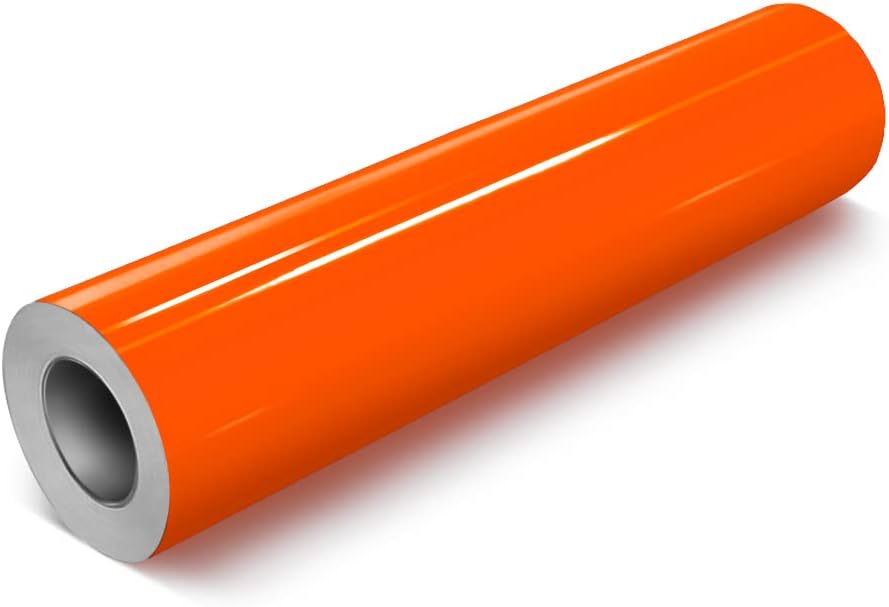 DECO65 Gloss Orange Permanent Craft Film