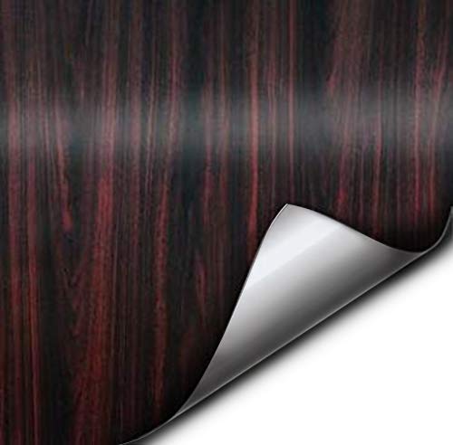 Dark Wood Grain Vinyl Wrap Roll with VViViD XPO Air Release Technology - 3ft x 4ft