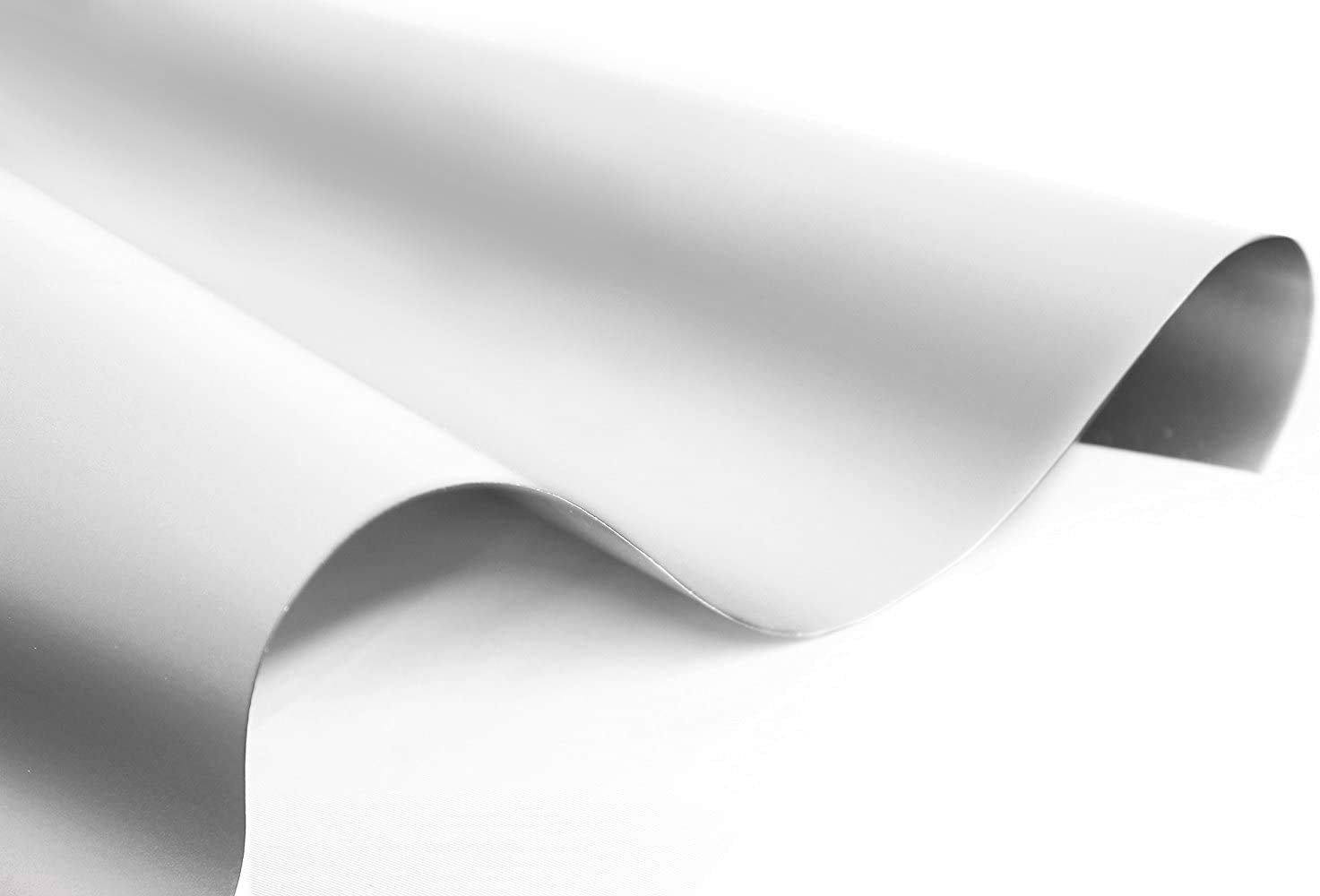 Matte White Laminated Contact Paper Vinyl Wrap Self-Adhesive Satin Underlayer 14 Inch x 54 Inch Waterproof Drawer Shelf Liner Rolls - 8 Rolls