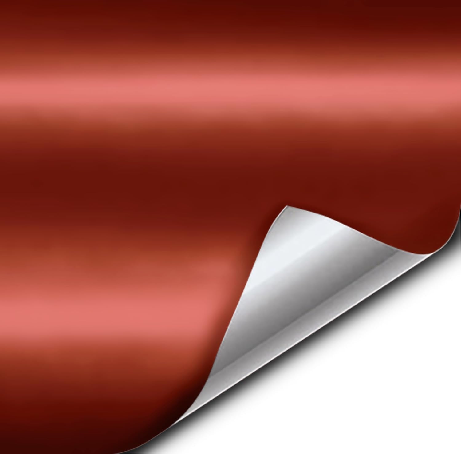 Copper Satin Chrome Conformable Stretch Vinyl Wrap Roll with VViViD XPO Air Release Technology - 1ft x 5ft
