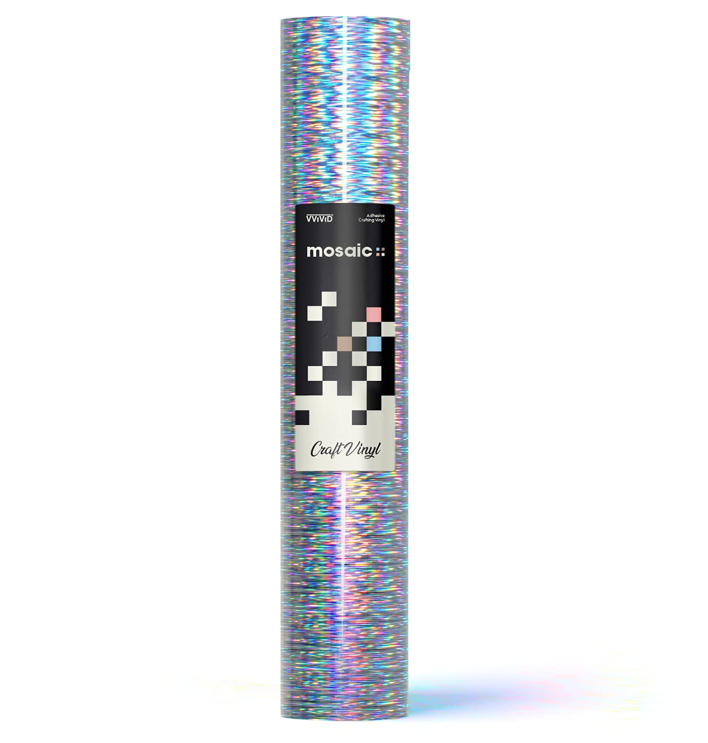 MOSAIC+ Silver Holographic Brushed