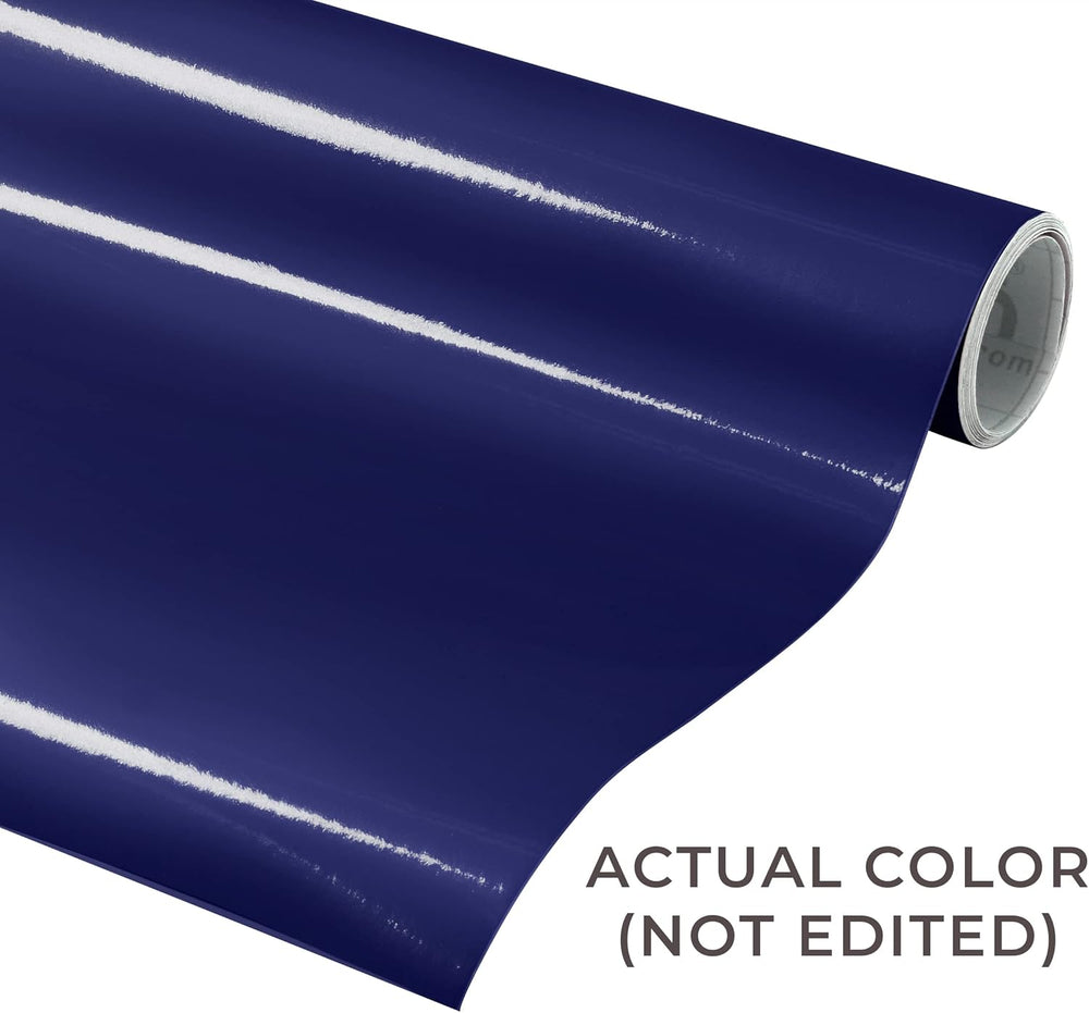 DECO65 Gloss Dark Blue Permanent Craft Film