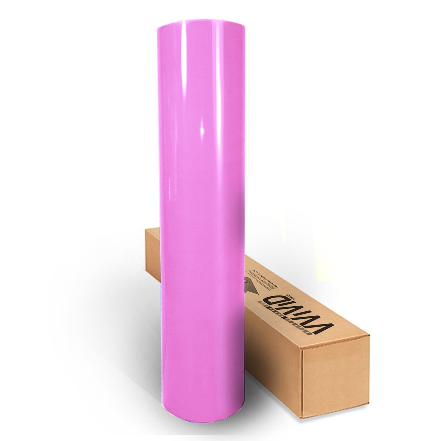 Pink High Gloss Realistic Paint-Like Microfinish Vinyl Wrap Roll with VViViD XPO Air Release Technology - 3ft x 5ft