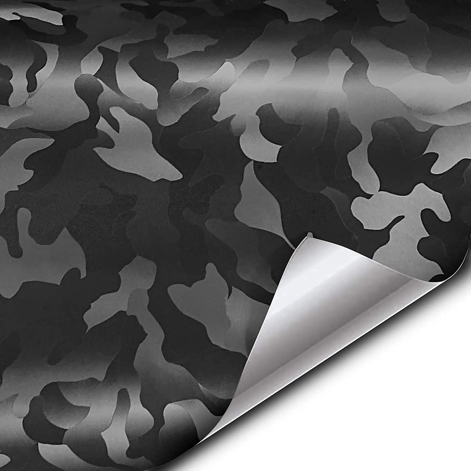 VViViD Stealth Medium Camo Noir - Rouleau de ruban adhésif