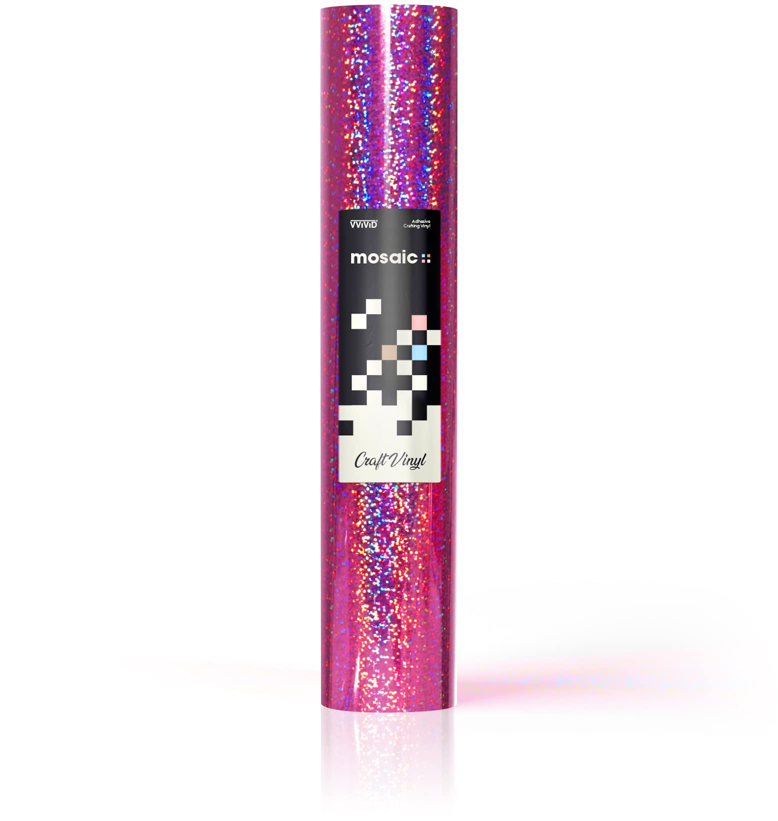 MOSAIC+ Rose Pink Holographic Glitter