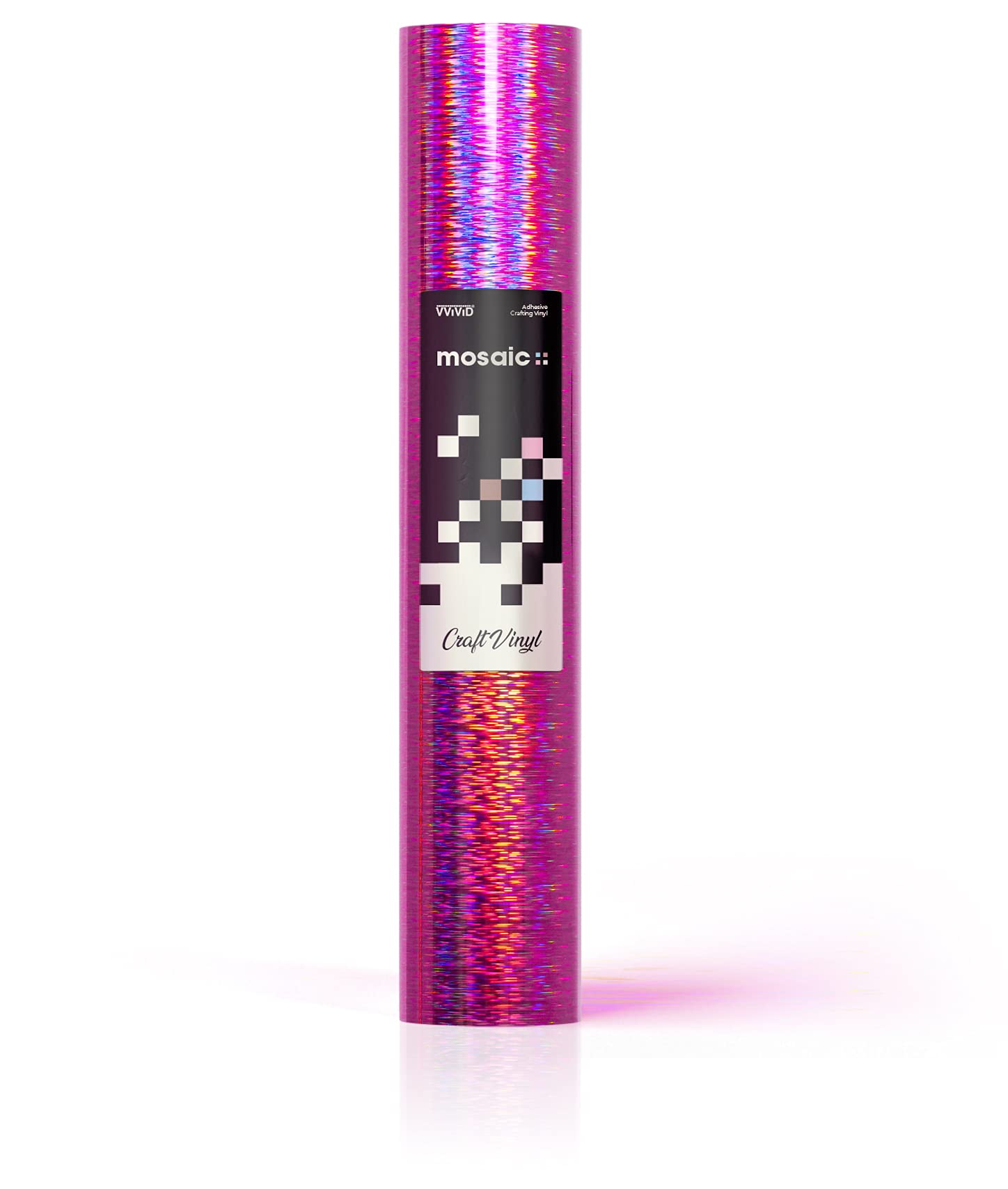 MOSAIC+ Pink Holographic Brushed