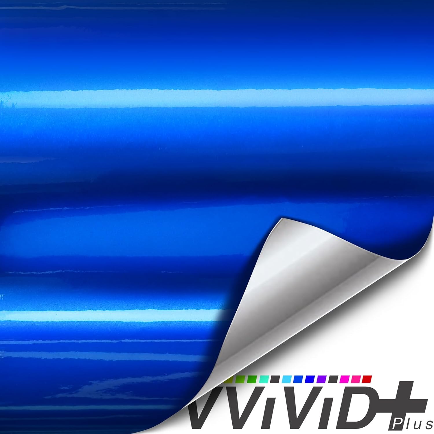 Bleu brillant métal liquide