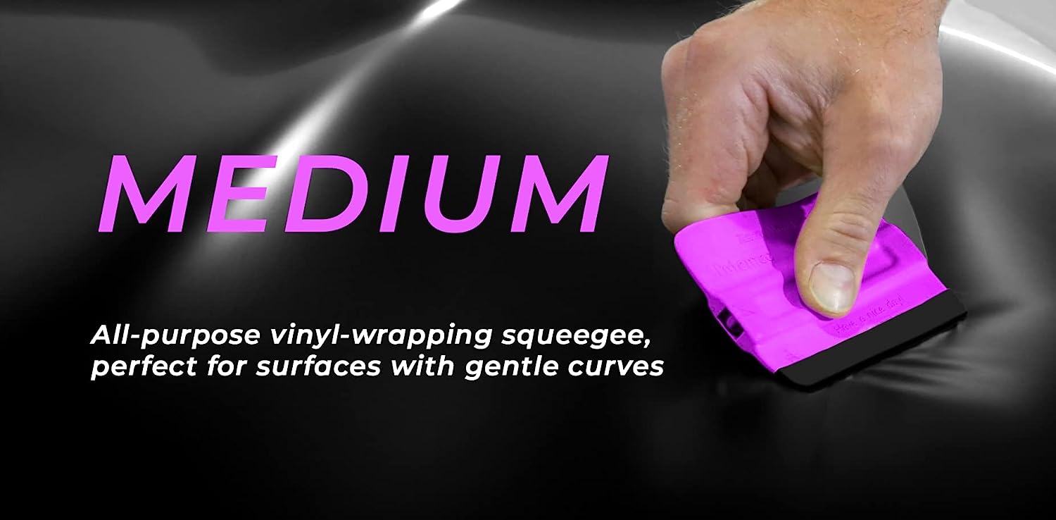 Magnetic Squeegees Hard, Medium and Soft, Applicator for Vinyl Car