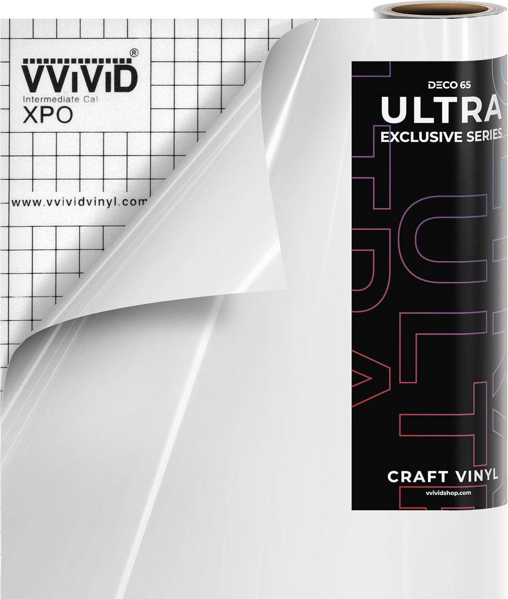DECO65 Ultra White Gloss Premium Craft Film