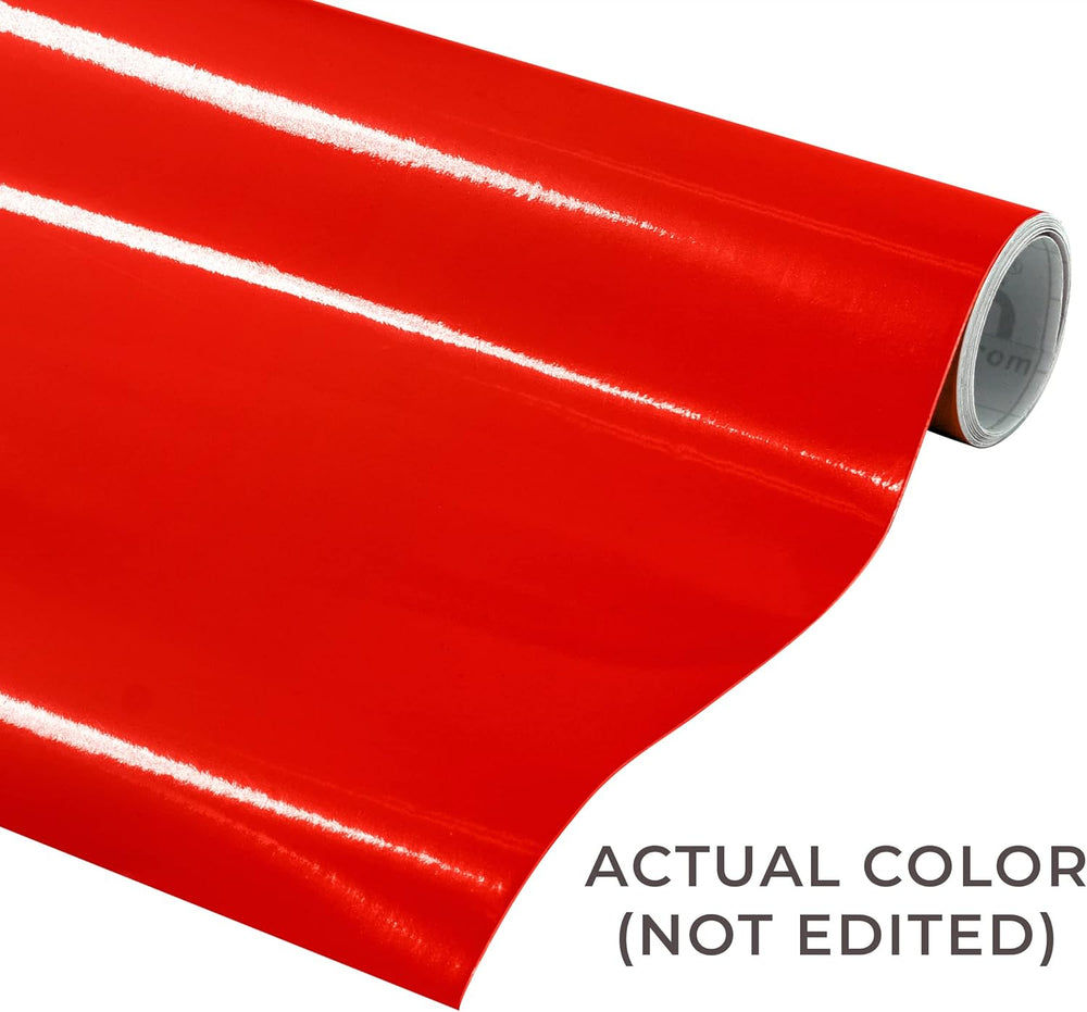 DECO65 Gloss Red Permanent Craft Film