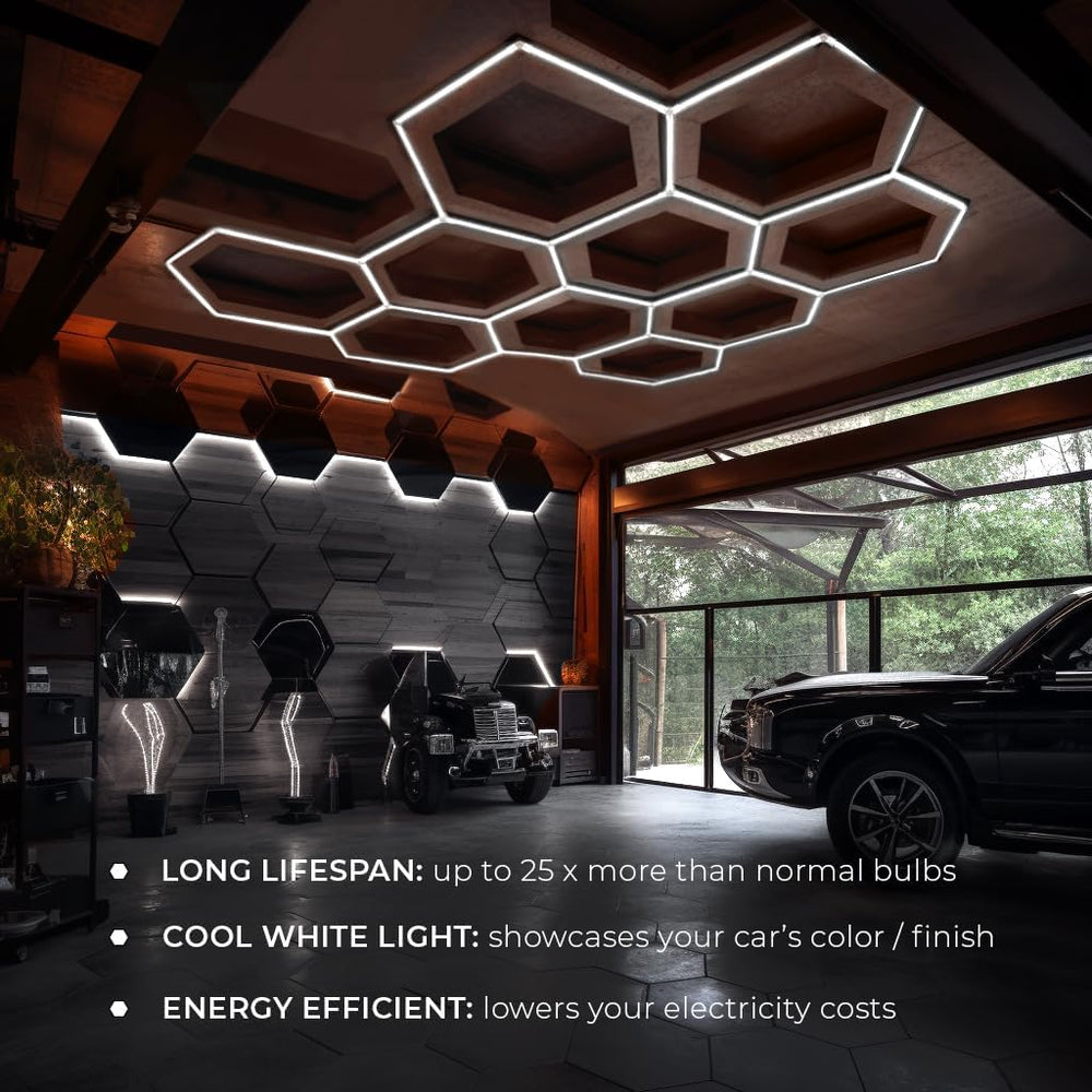 VViViD HEX-LED Modular Garage Lights + Booster Pack