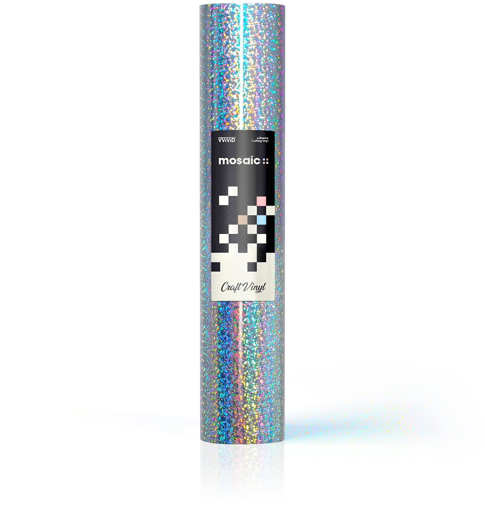 MOSAIC+ Silver Rainbow Holographic Glitter