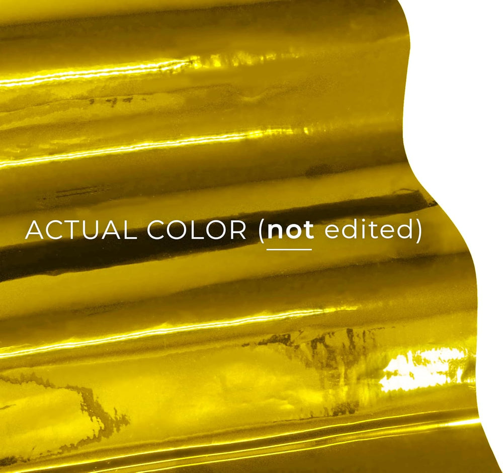 DECO65 Gloss Gold Chrome Permanent Craft Film