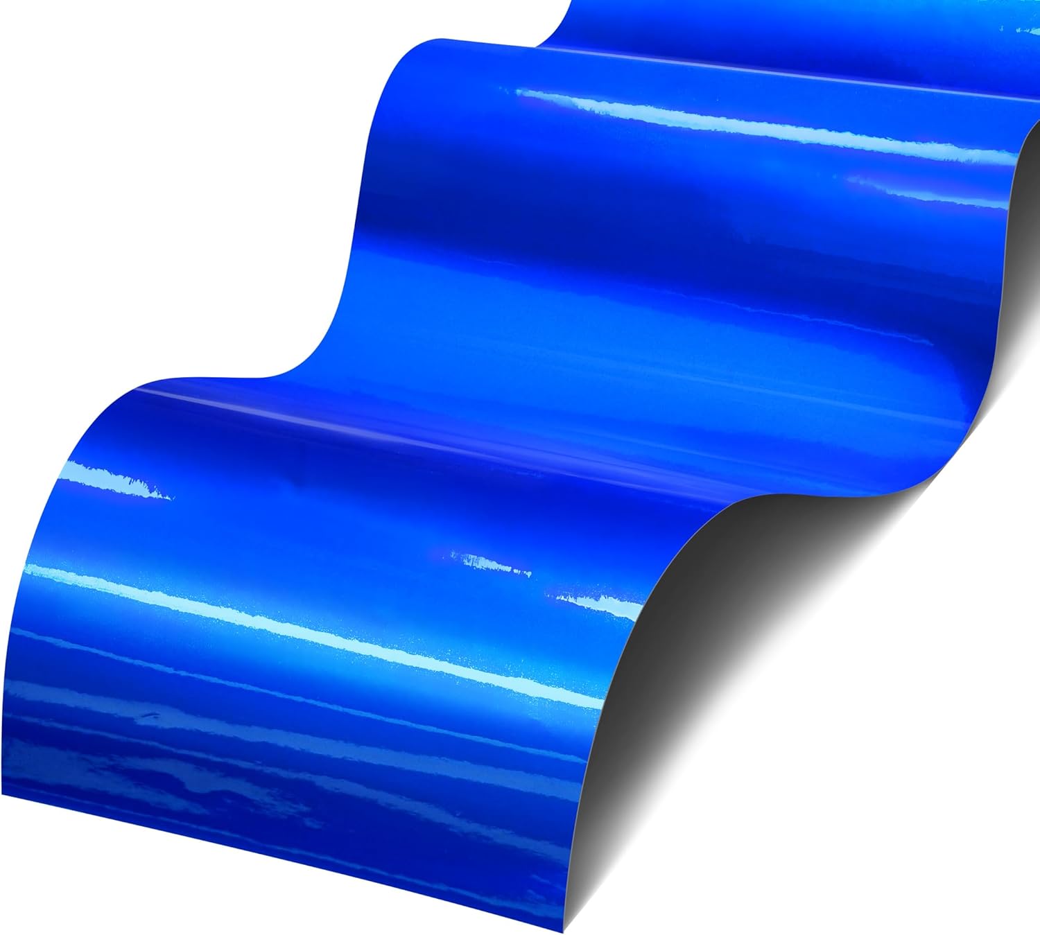 Bleu brillant métal liquide