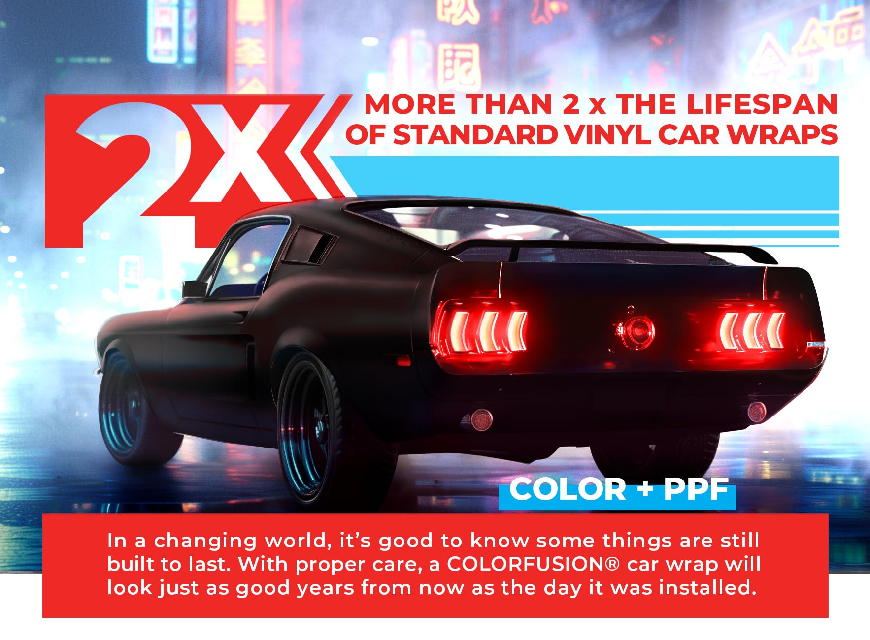 COLORFUSION® PPF - Stealth Demon Black