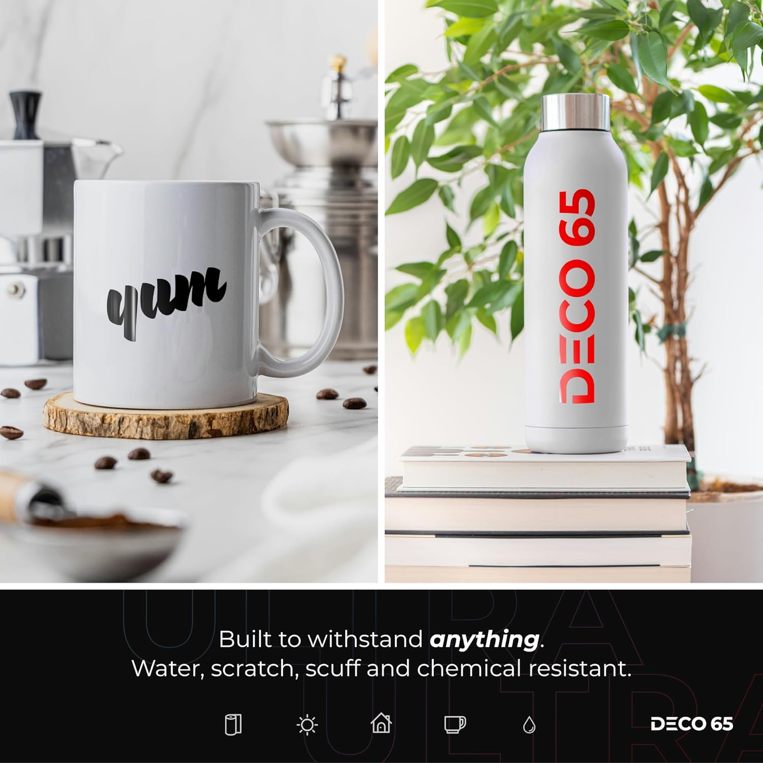 DECO65 Ultra Black Gloss Premium Craft Film