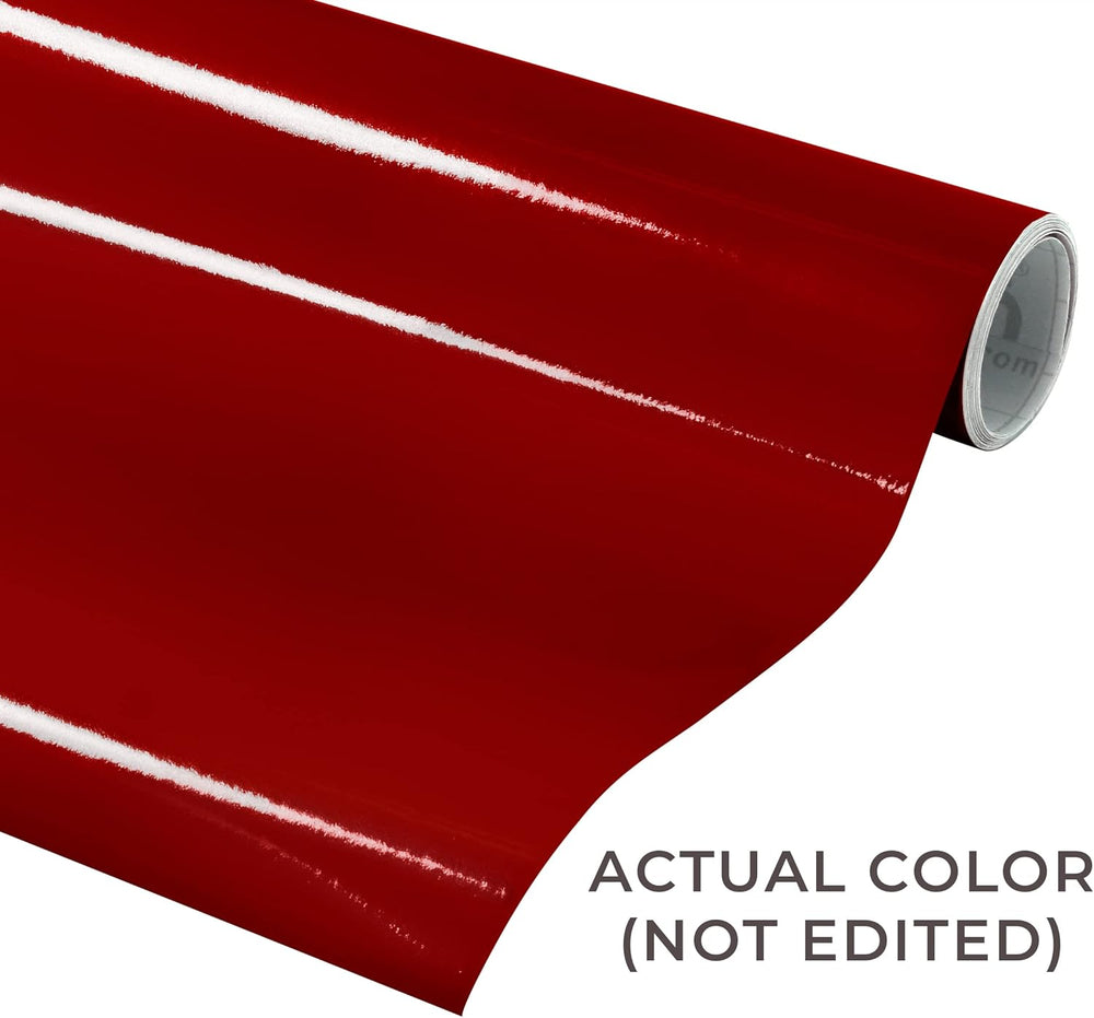 DECO65 Gloss Burgundy Permanent Craft Film