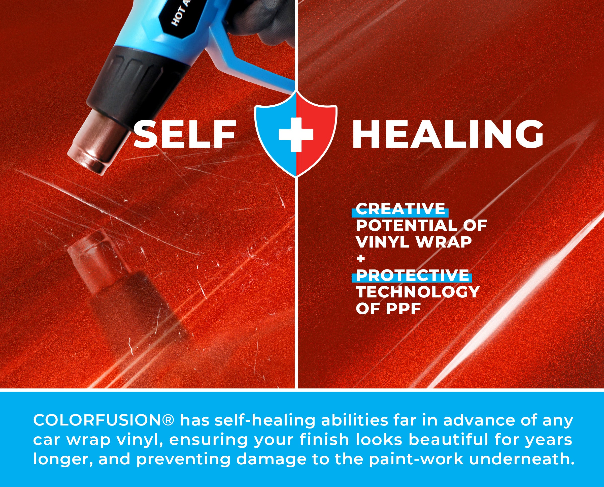COLORFUSION® PPF - Rouge Sinistre