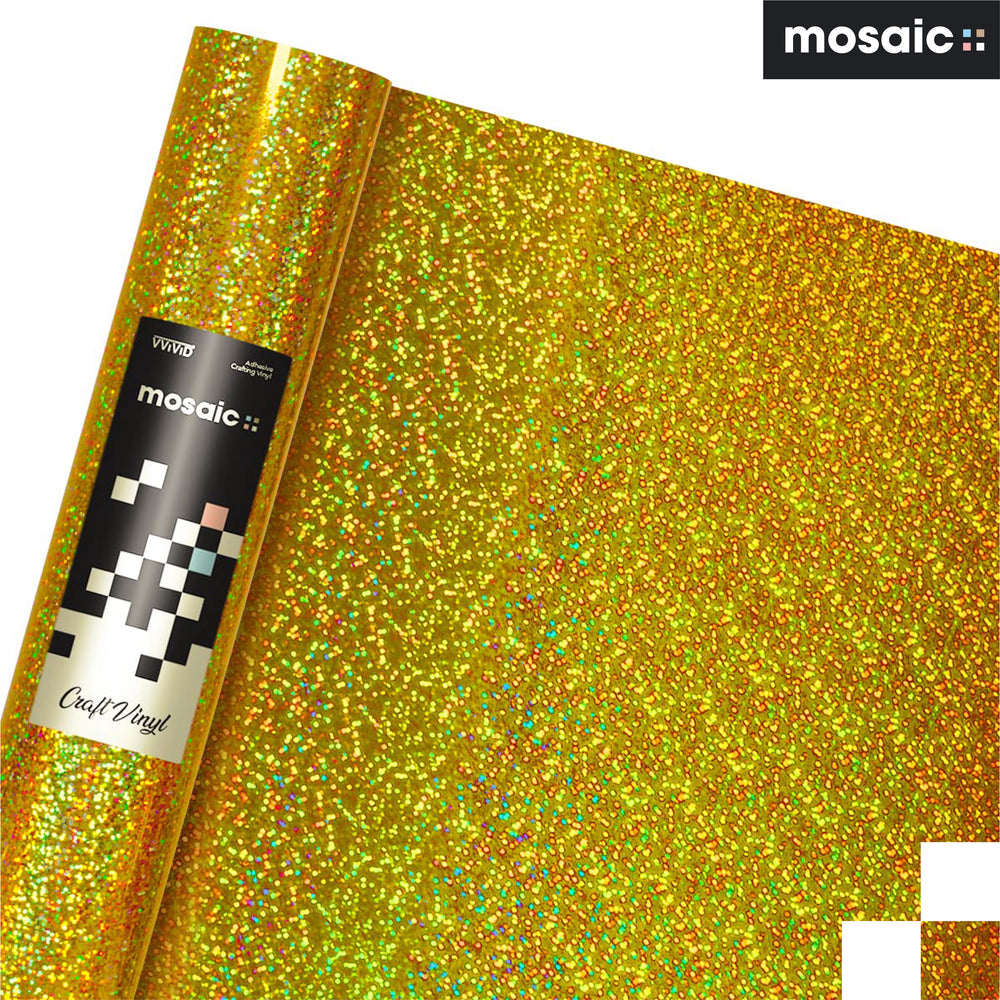 MOSAIC+ Gold Holographic Glitter
