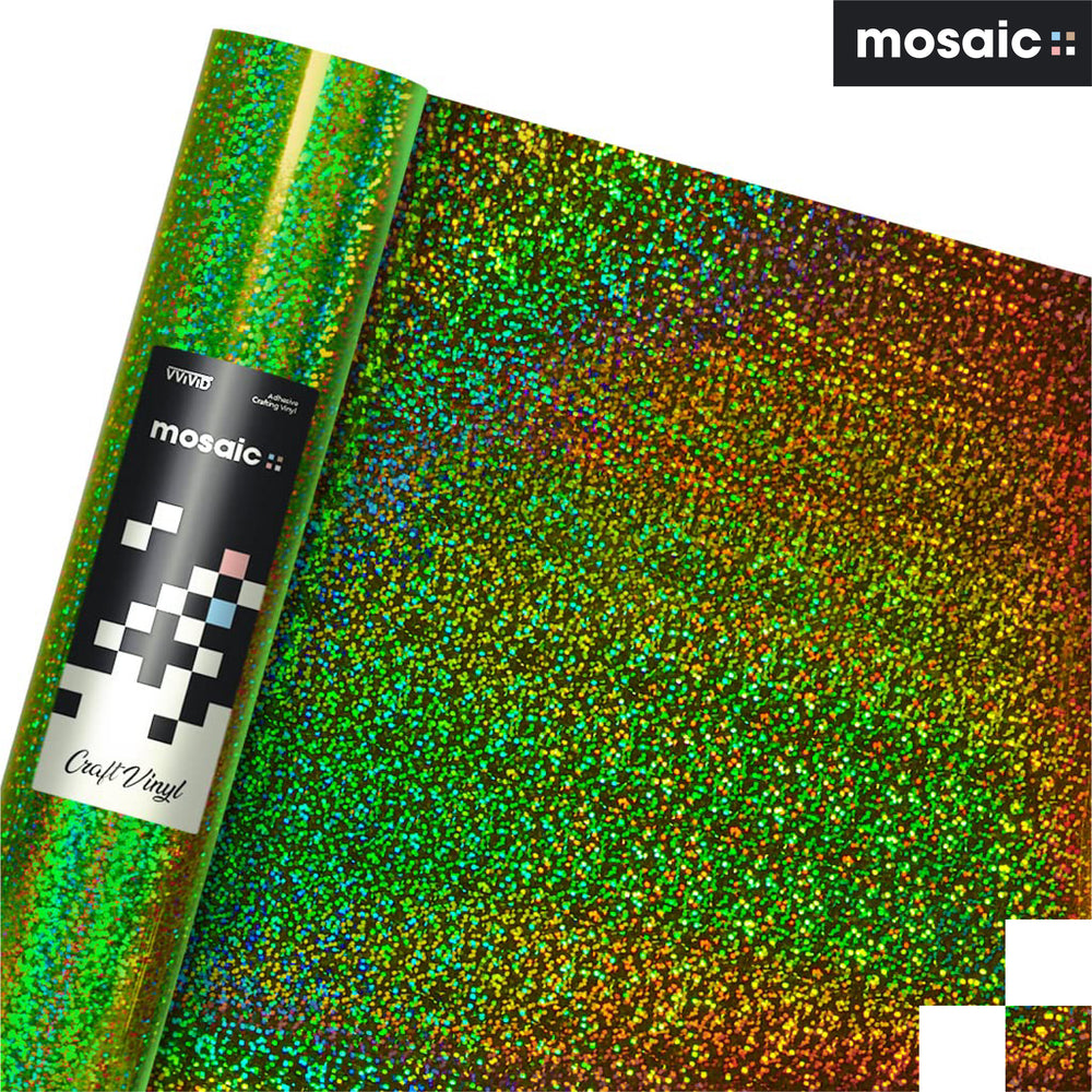 MOSAIC+ Green Holographic Glitter