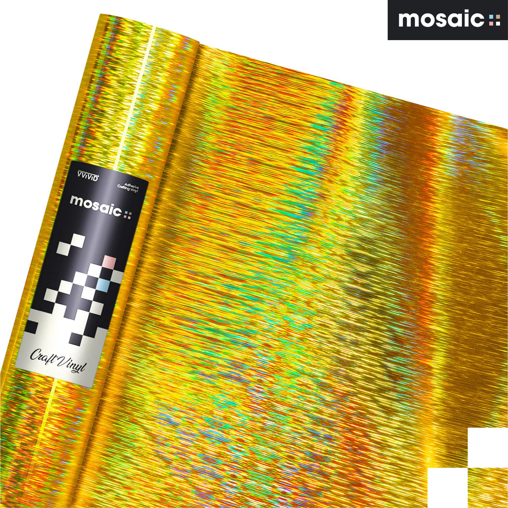 MOSAIC+ Gold Holographic Brushed