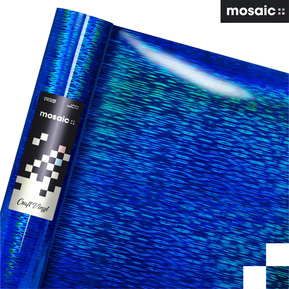 MOSAIC+ Blue Holographic Brushed