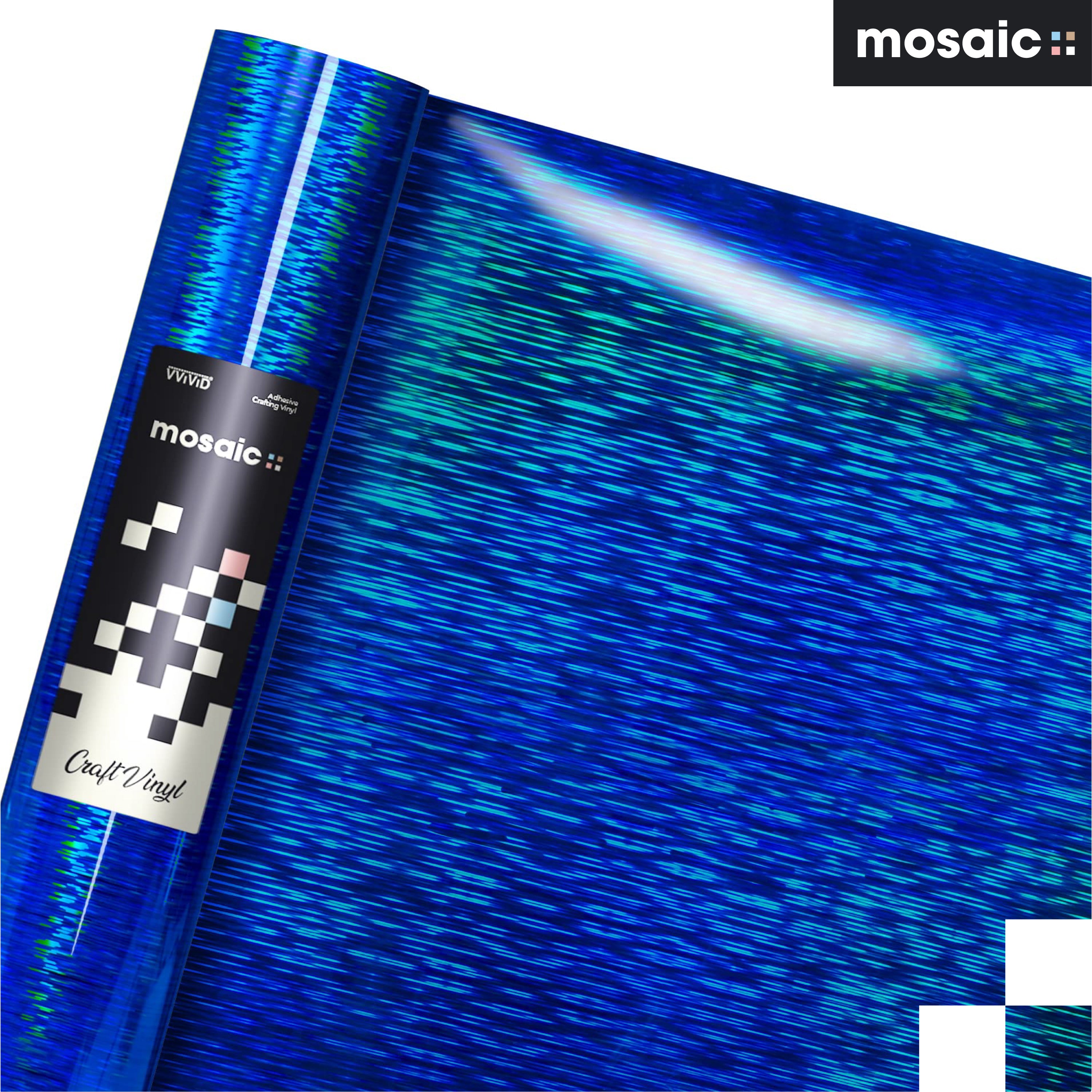 MOSAIC+ Blue Holographic Brushed