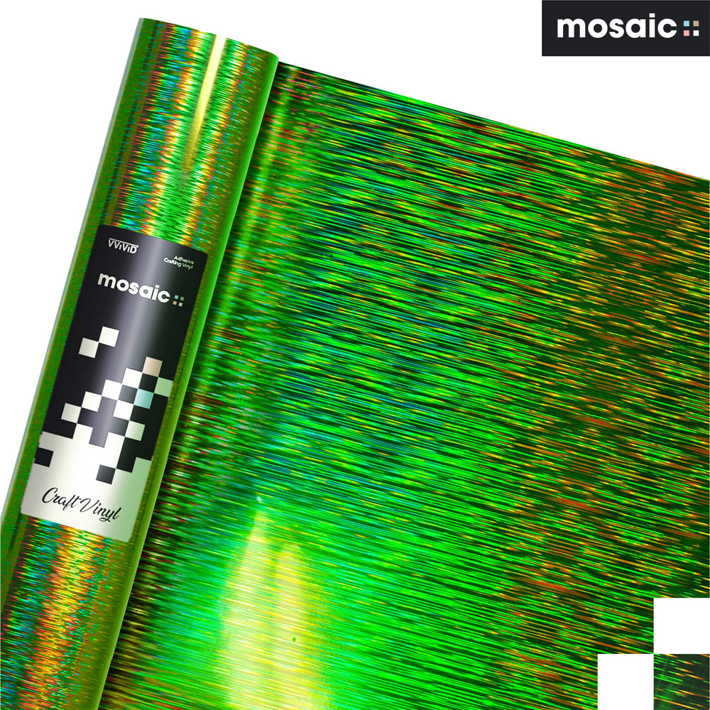 MOSAIC+ Green Holographic Brushed