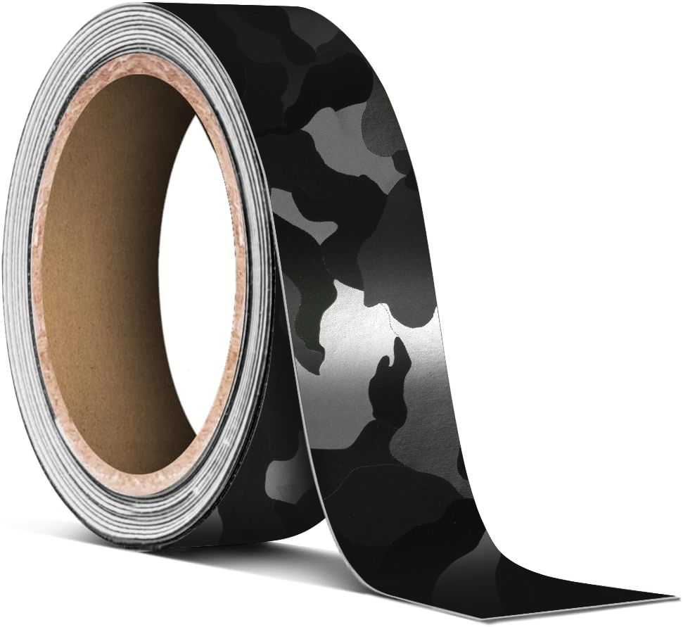 VViViD Stealth Medium Camo Noir - Rouleau de ruban adhésif