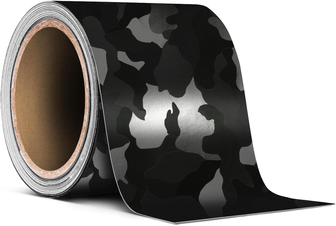 VViViD Stealth Medium Camo Noir - Rouleau de ruban adhésif