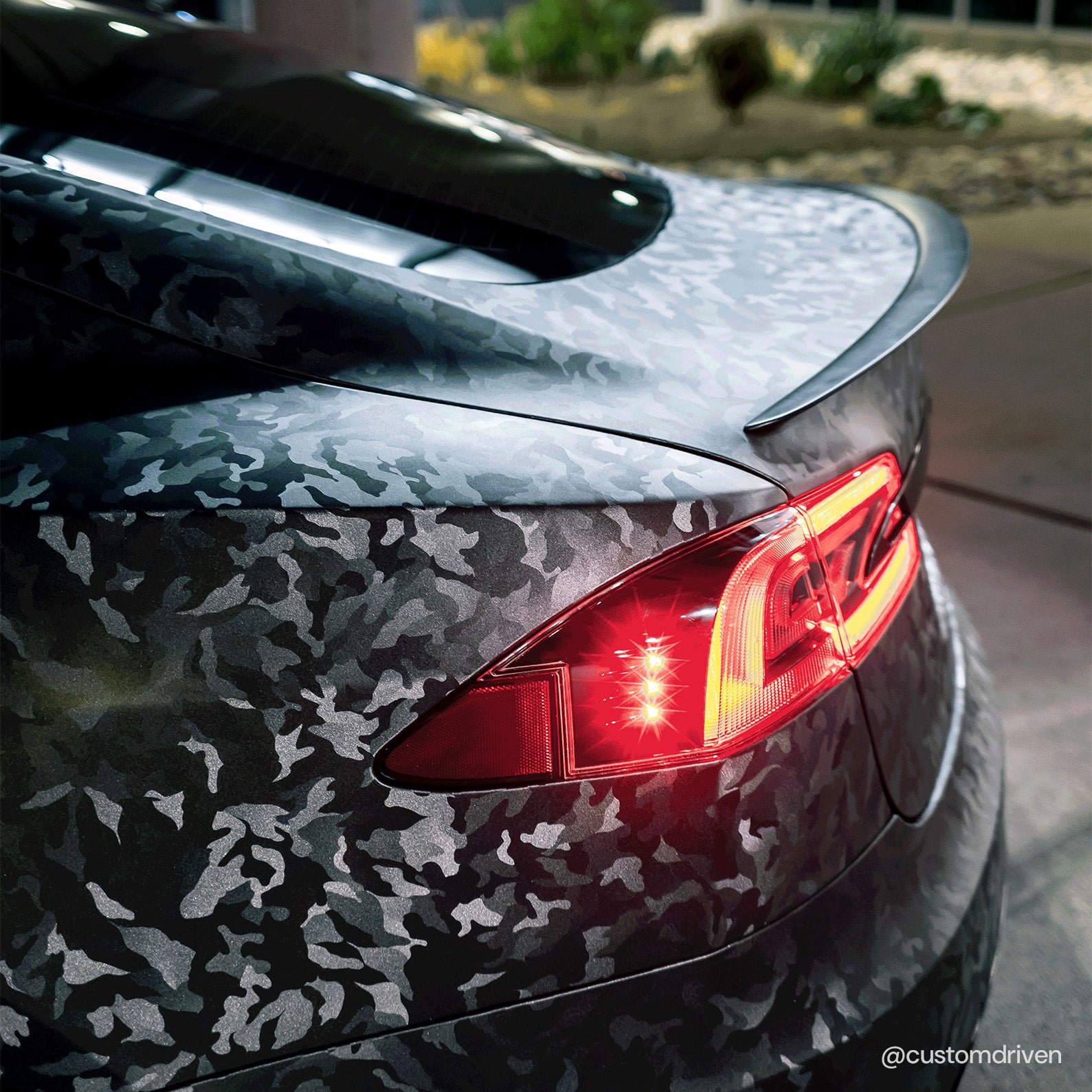 VViViD+ Ghost Metal Gris Foncé Camouflage Furtif