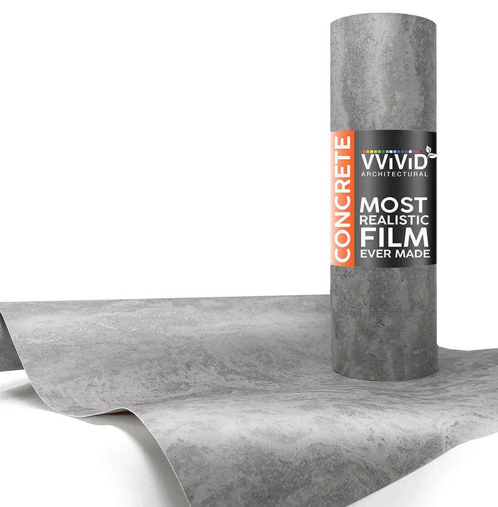 VViViD Grey Concrete Architectural Film