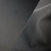 Bycast65 Black Matte Gloss Satin Buffed Full-Grain Pattern Faux Leather Marine Vinyl Fabric display